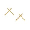 Gold Criss-Cross Earrings