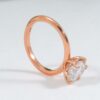 6 Claw Round Moissanite Solitaire Engagement Ring South Africa