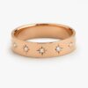 Rose Gold Starstruck Moissanite Band