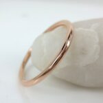 Rose Gold Thin Wedding Bands