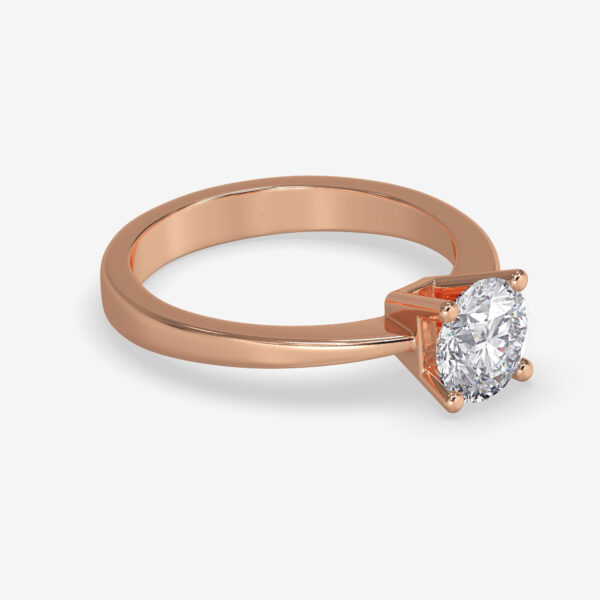Tapered Round Moissanite Solitaire Engagement Ring South Africa 2