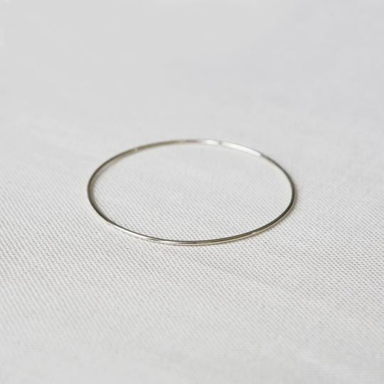 White Gold Bangle