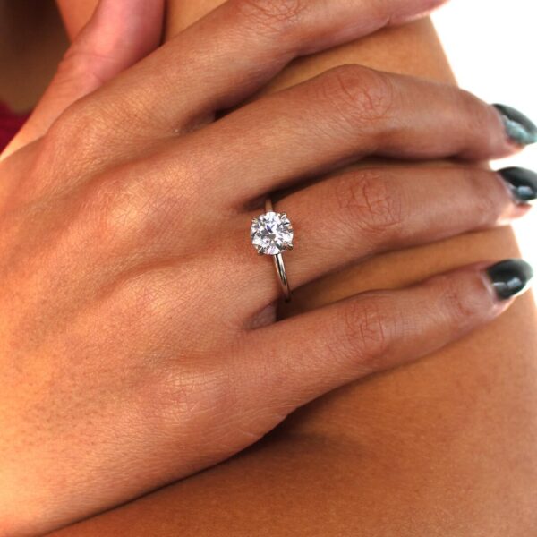 1.5 Carat Moissanite Ring