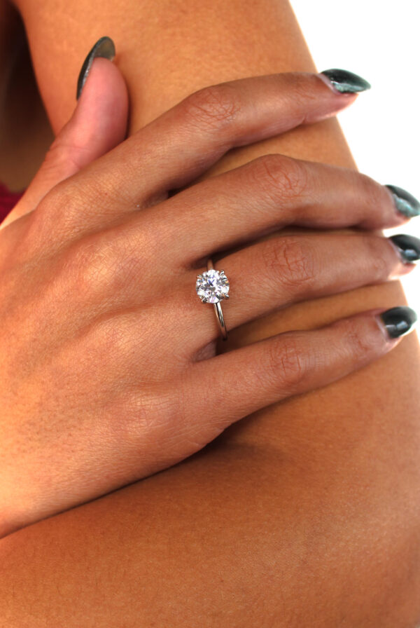 1.5 Carat Moissanite Ring