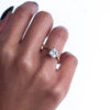 Princess Solitaire Hidden Halo Engagement Ring South Africa