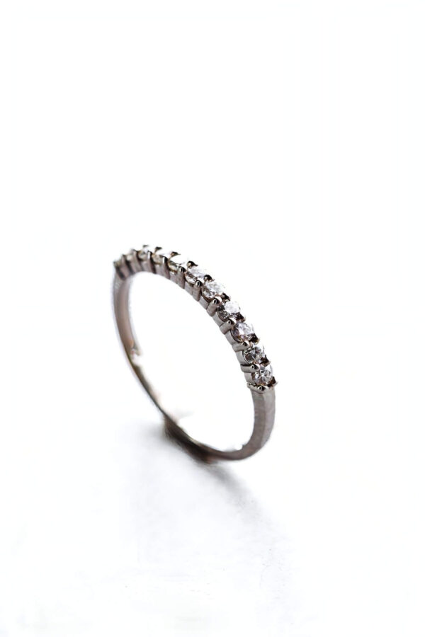 Anna - The 11 Round Moissanite Half Eternity Ring - Image 4