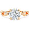 Round Twig Solitaire Moissanite Engagement Ring