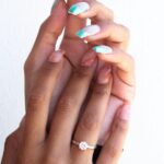 Round Solitaire Moissanite Engagement Ring White Gold