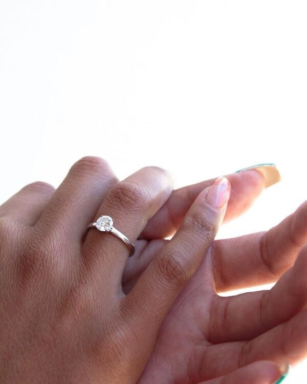 Classic Round Solitaire Moissanite Engagement Ring South Africa