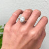 Halo Oval Engagement Ring