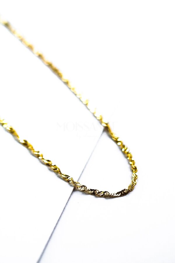 Gold Singapore Chain - 2.5mm - Image 3