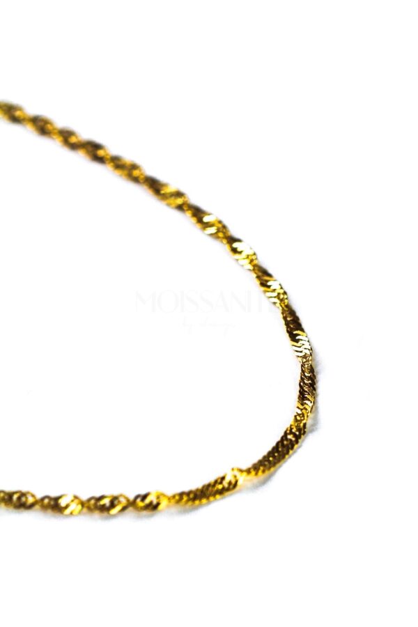 Gold Singapore Chain - 2.5mm - Image 2