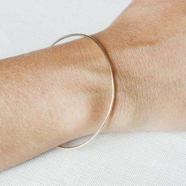 9ct Gold Stacking Bangle - Image 2