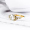 Oval And Marquise Moissanite Cluster Engagement Ring Cape Town