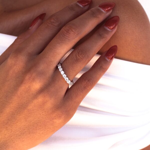Moissanite Eternity Bands