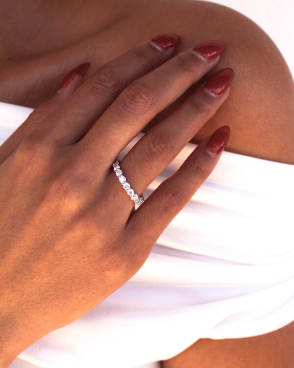 Moissanite Eternity Bands