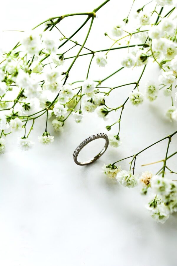 Anna - The 11 Round Moissanite Half Eternity Ring