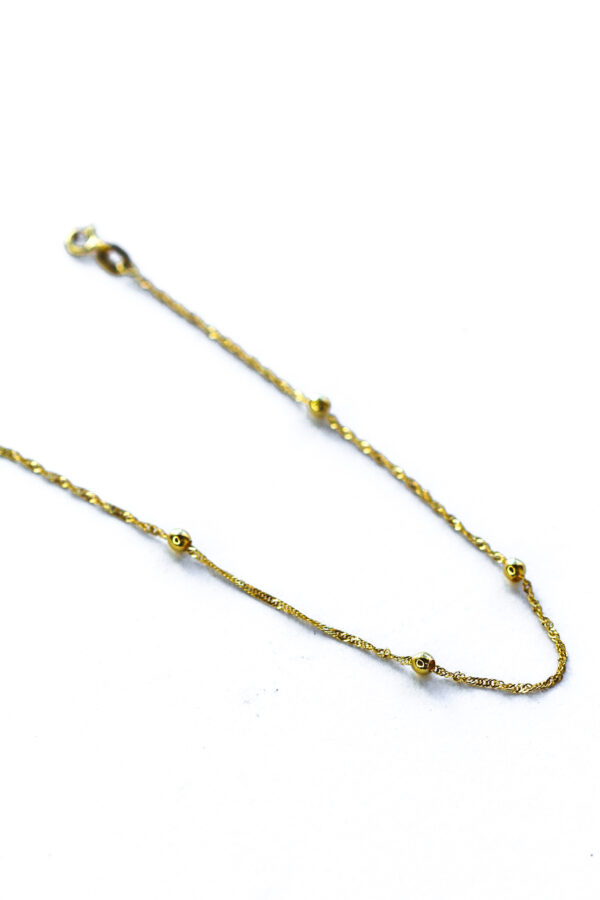 Gold Singapore and Ball Bracelet - Image 3