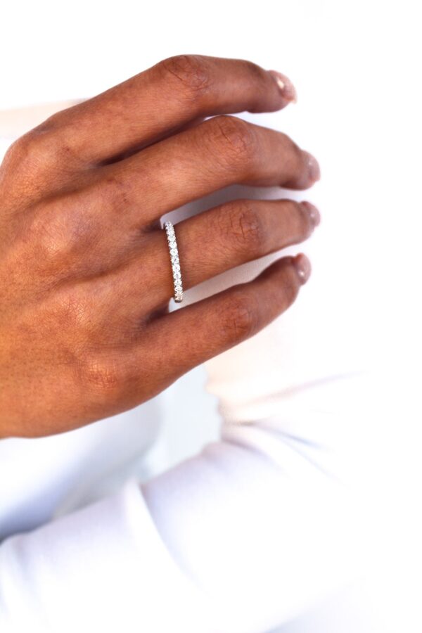 Carmi - Lab-grown diamond straight eternity ring - Image 2