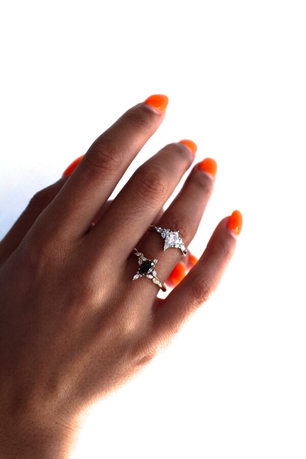 Kite Cluster Moissanite Engagement Rings South Africa