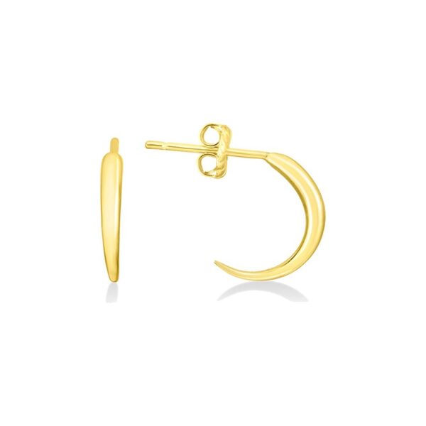 Half Hoop Gold Earrings South Africa