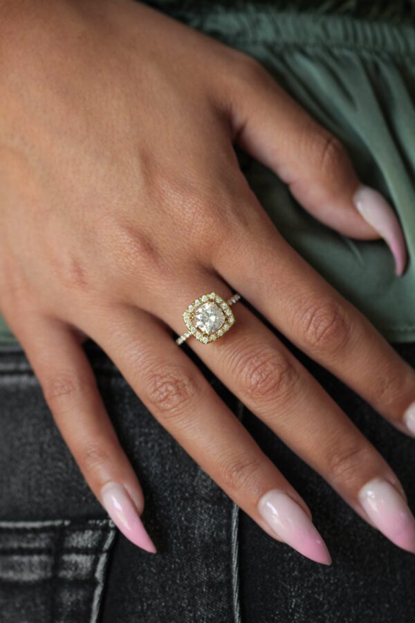 Cushion Halo Engagement Rings South Africa
