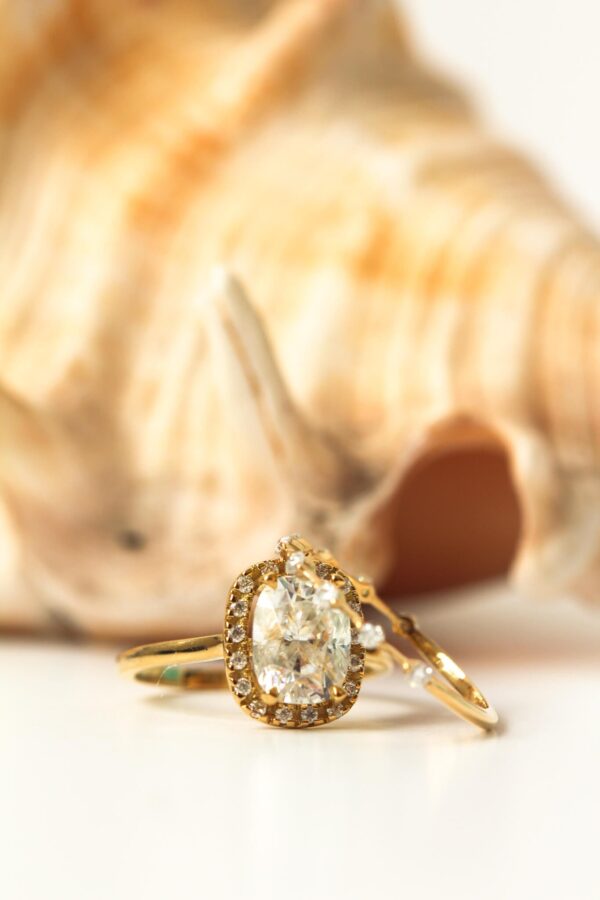 Elongated Cushion Ring Set - Image 2