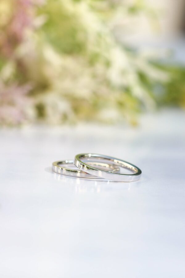 Flat Wedding Band - Image 2