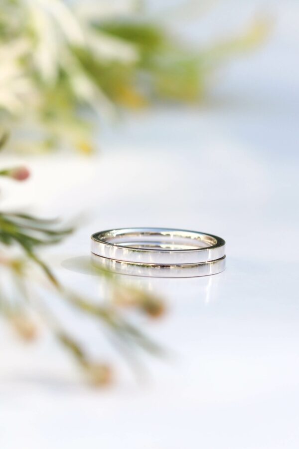 Flat Wedding Band