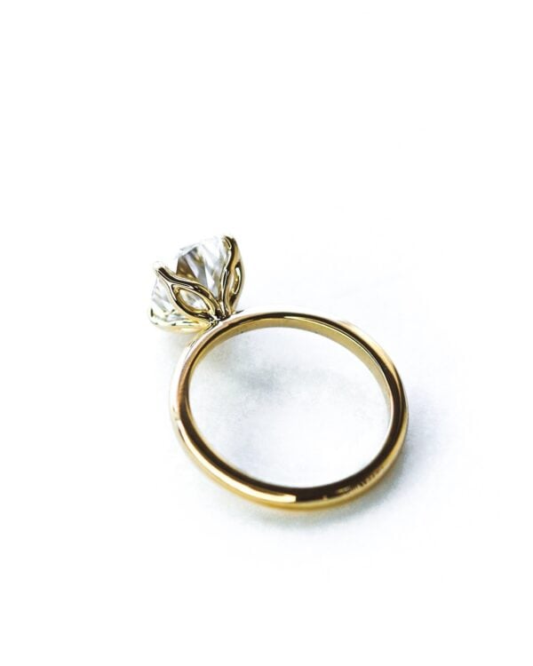 Floral Oval Solitaire Engagement Ring South Africa