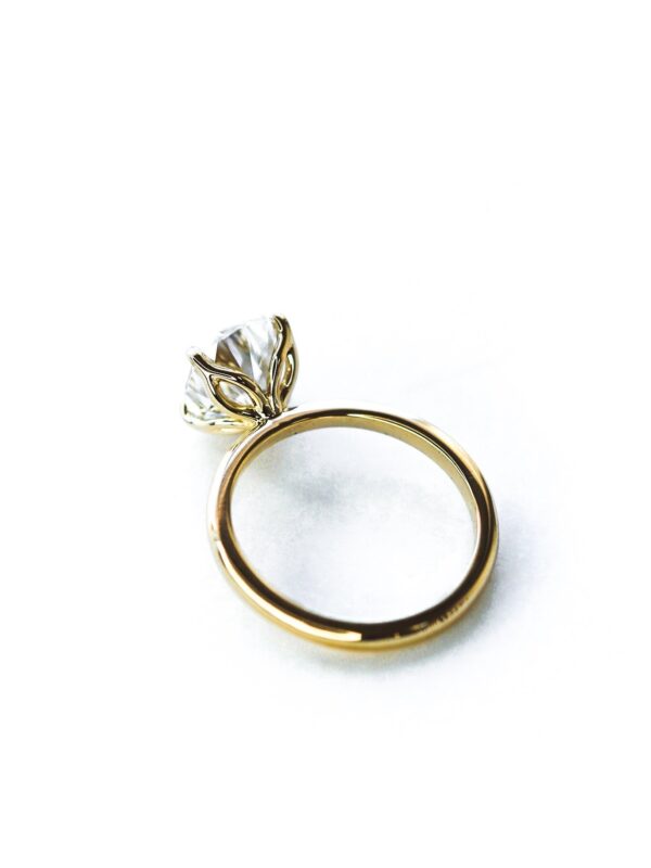 Floral Oval Solitaire Engagement Ring South Africa