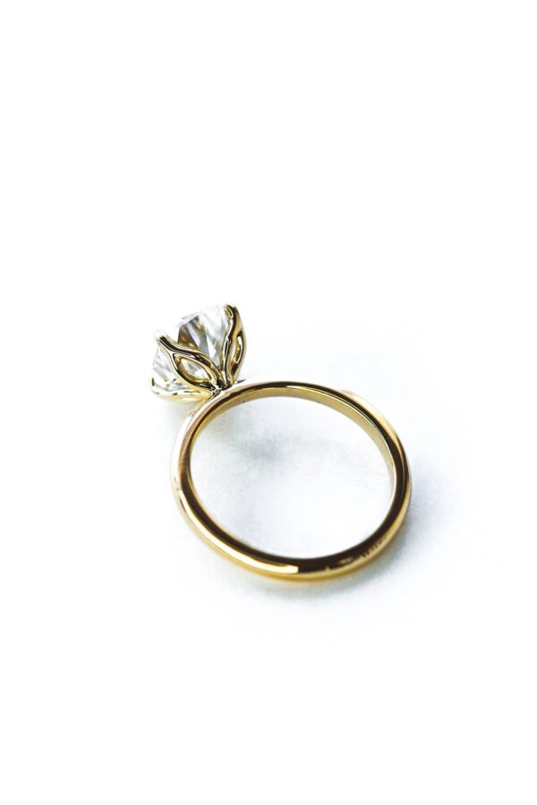Floral Oval Solitaire Engagement Ring South Africa