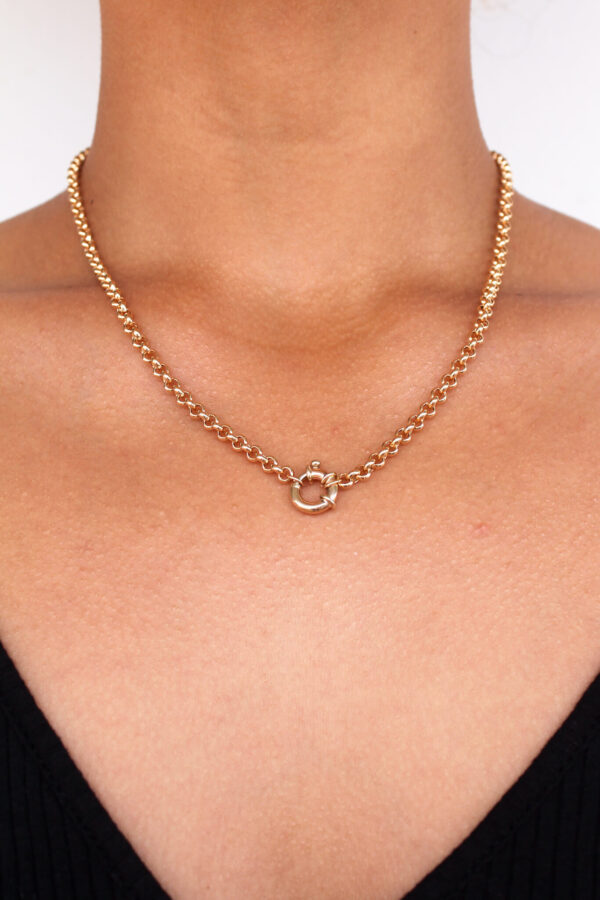 Gold Belcher Chain - 3.5mm - Image 2