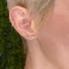 9ct Gold Crescent Earrings