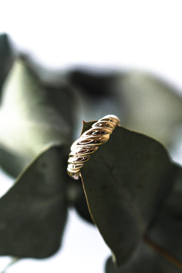 Gold Croissant Ring