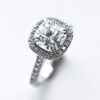 Stunning 2ct Cushion Halo Ring