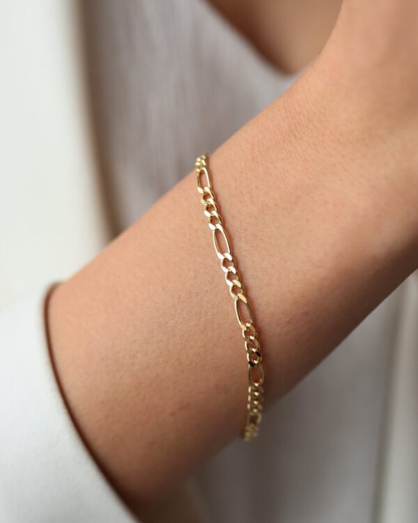 Gold Figaro Bracelet