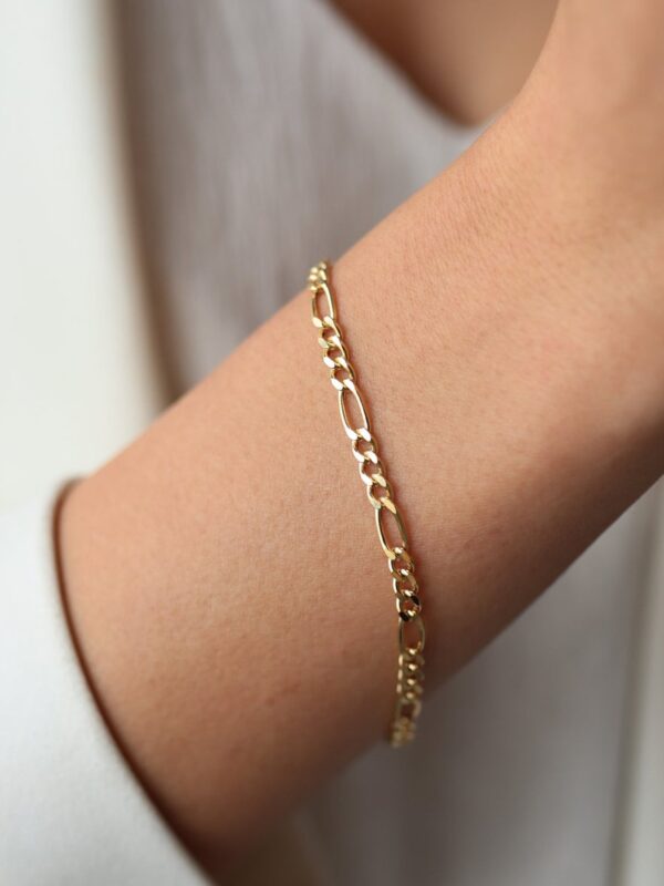 Gold Figaro Bracelet