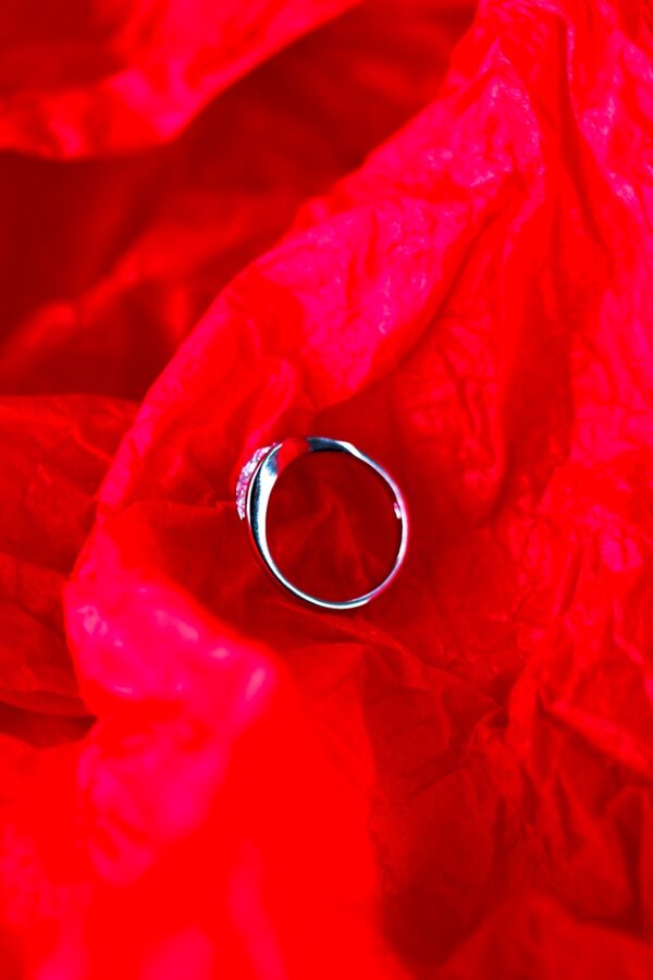 Moissanite Trinity Ring - Image 6