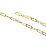 Gold Paperclip Bracelet