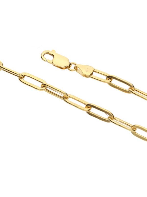 Gold Paperclip Bracelet