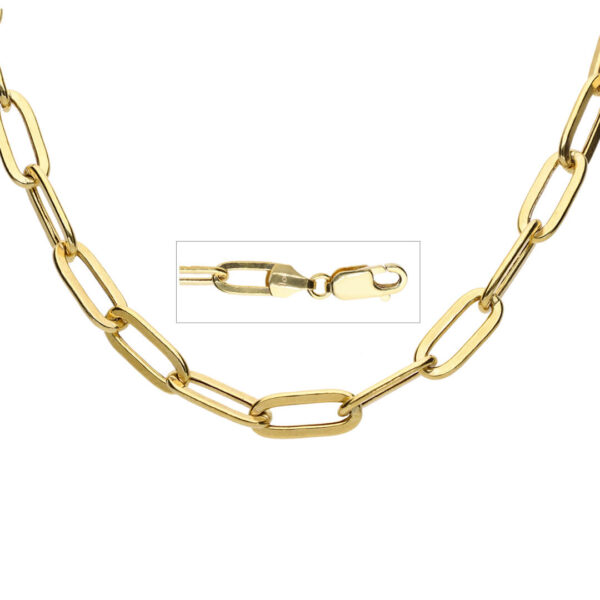 Gold Paperclip Bracelet - Image 2