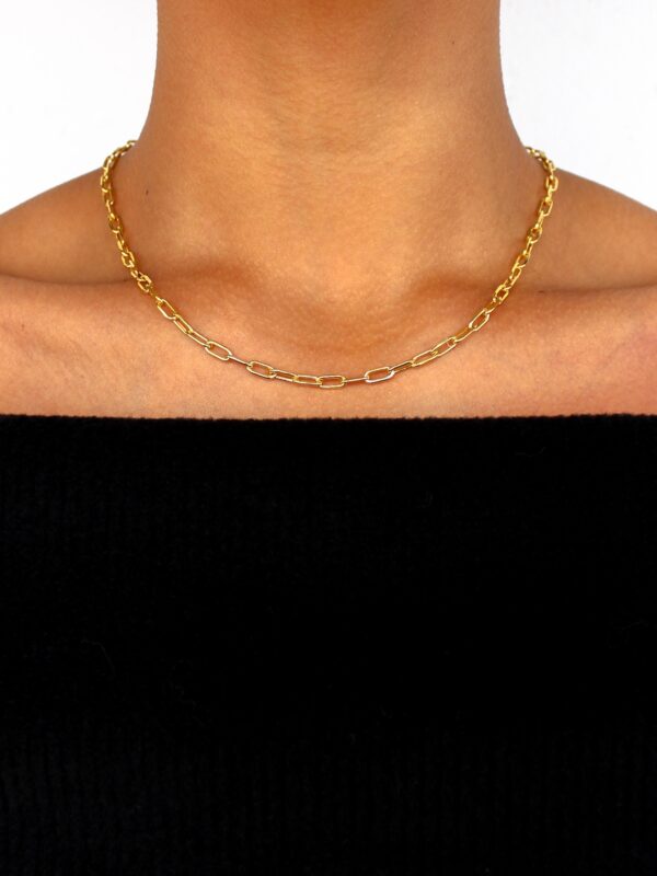 Gold PaperClip Chain