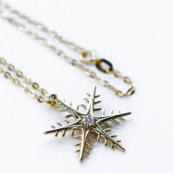 Snowflake Moissanite Necklace