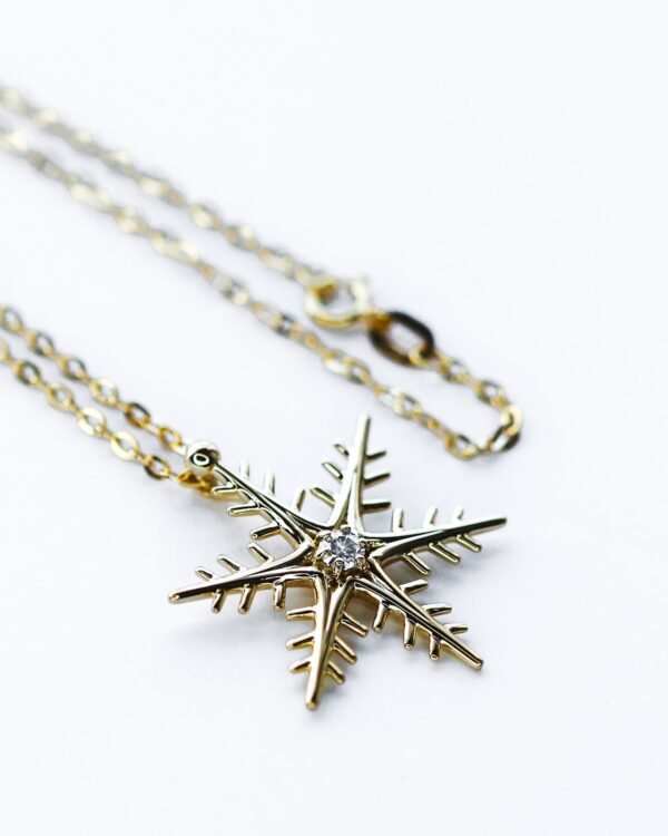Snowflake Moissanite Necklace