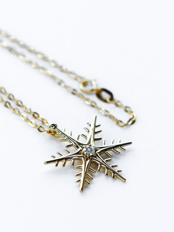 Snowflake Moissanite Necklace