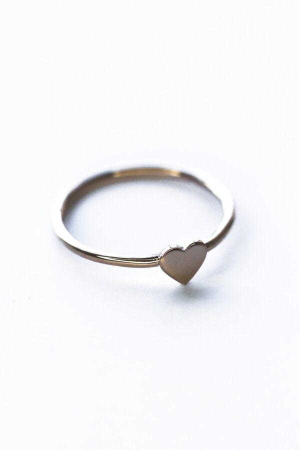 Gold Sweetheart Promise Ring - Image 2