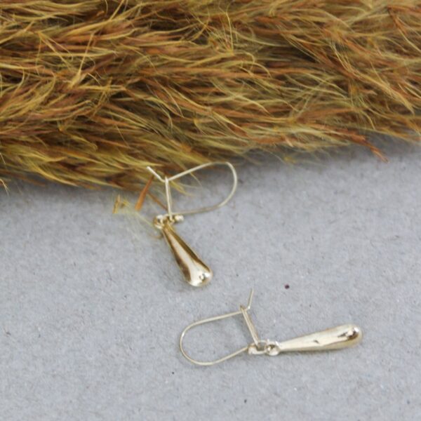 Gold Teardrop Earrings
