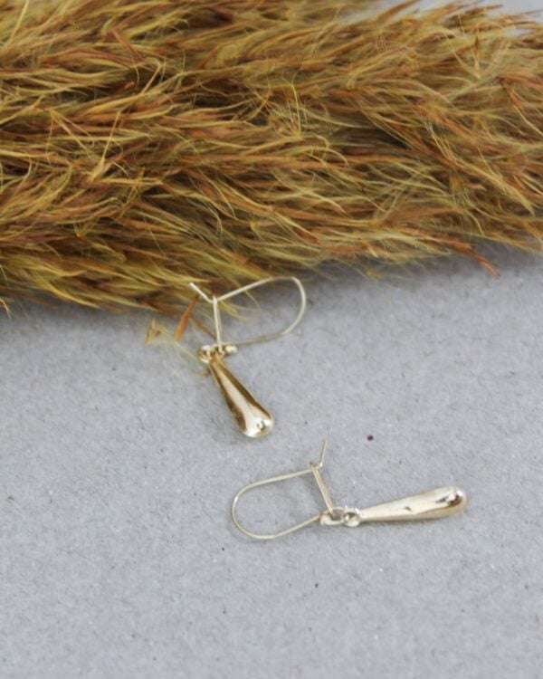Gold Teardrop Earrings