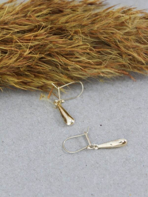 Gold Teardrop Earrings